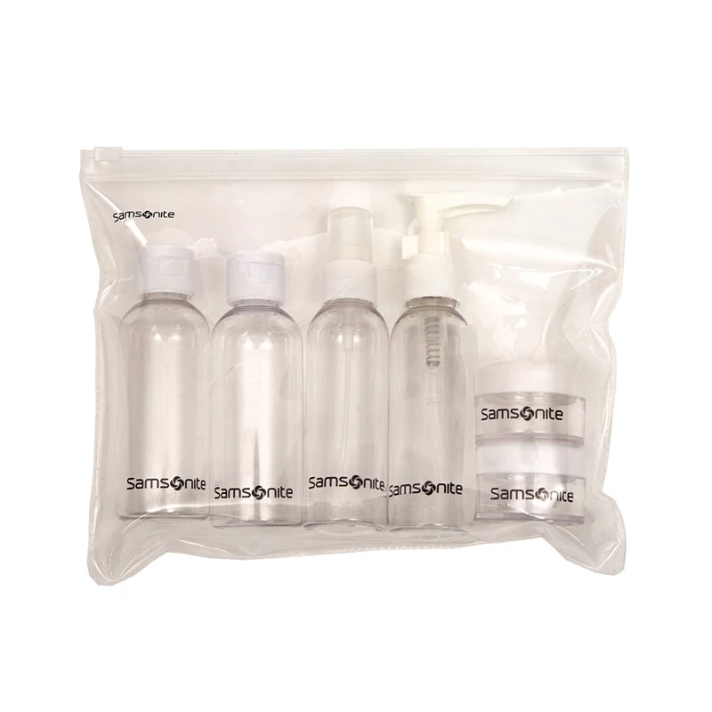 Samsonite 6pc Travel Bottle Set Toilettenartikel & Kosmetiksets Clear | DE4793165