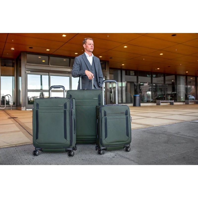 Samsonite Armage II Medium Expandable Spinner Spinner Koffer Grün | DE9817546