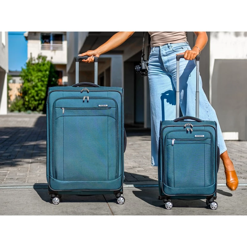 Samsonite Atrium Carry-On Spinner Handgepäck Koffer Blau | DE0439126