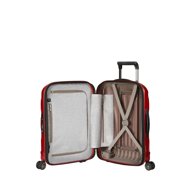 Samsonite C-Lite Carry-On Spinner Handgepäck Koffer Rot | DE8675340