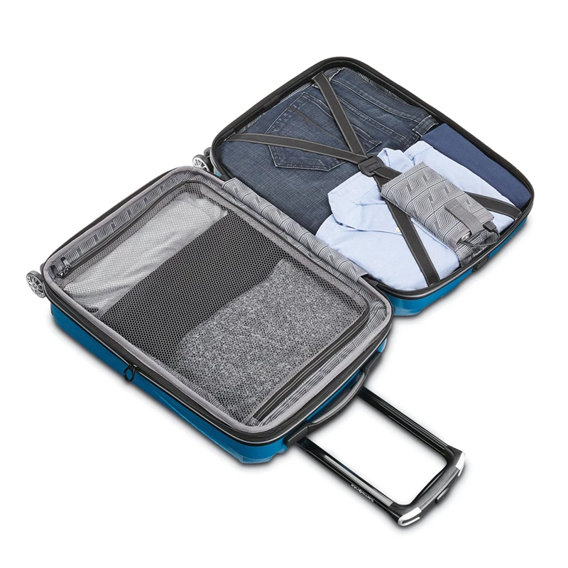 Samsonite Centric 2 Carry-On Spinner Handgepäck Koffer Blau | DE0561743