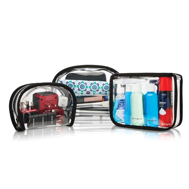 Samsonite Go Clear 3PC Accessory Pack Toilettenartikel & Kosmetiksets Clear | DE0168237