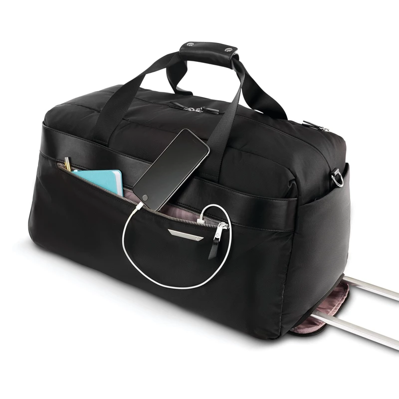 Samsonite Just Right Weekend Wheeled Duffel Weichgepäck Schwarz | DE4691827