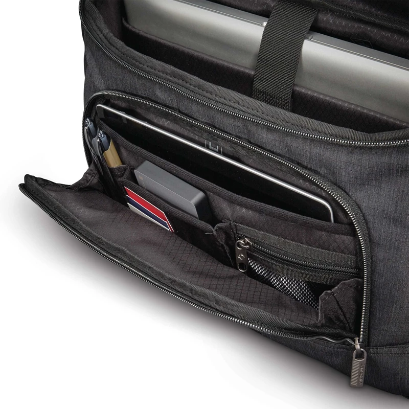 Samsonite Modern Utility Messenger Bag Businesstaschen Charcoal Heather/Charcoal | DE6048912