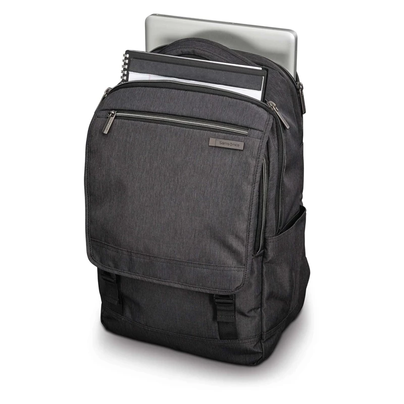 Samsonite Modern Utility Paracycle Backpack Laptop Rucksack Charcoal Heather/Charcoal | DE8905263