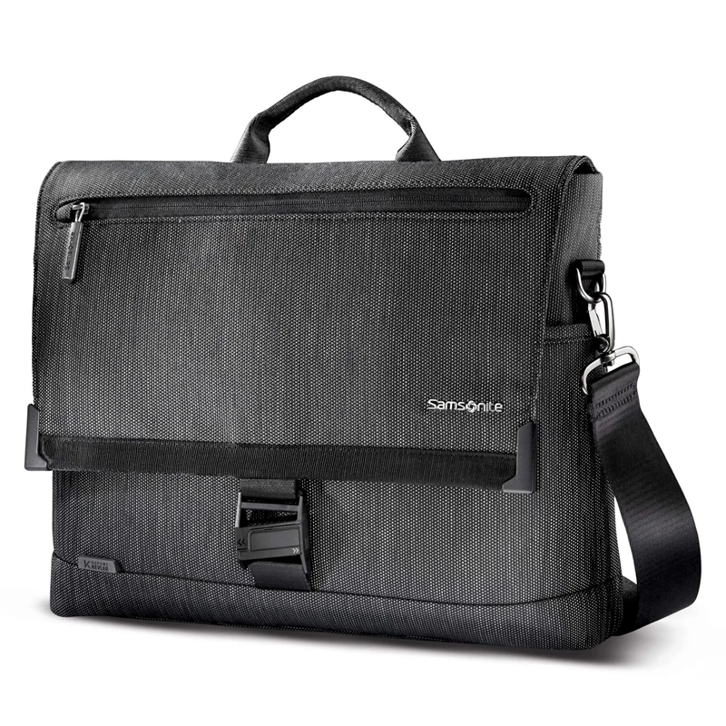 Samsonite SXK Core Messenger Laptoptaschen & Aktentaschen Black/Silver | DE2709365