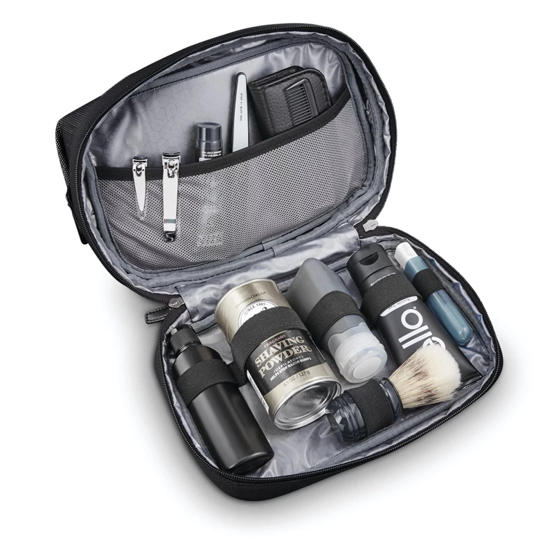 Samsonite SXK Toiletry Kit Toilettenartikel & Kosmetiksets Black/Silver | DE0289576