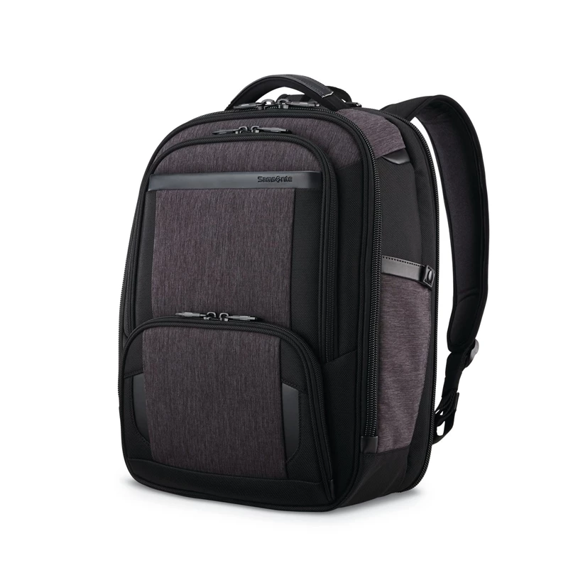 Samsonite Samsonite Pro Slim Backpack Laptop Rucksack Shaded Grey/Black | DE3718649