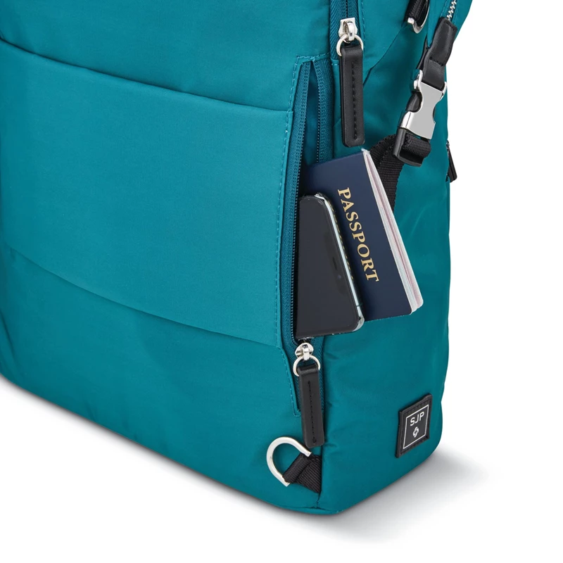 Samsonite Samsonite & Sarah Jessica Parker: The Carried Away Convertible Laptop Rucksack Teal/Black Glitter Glow | DE0752948