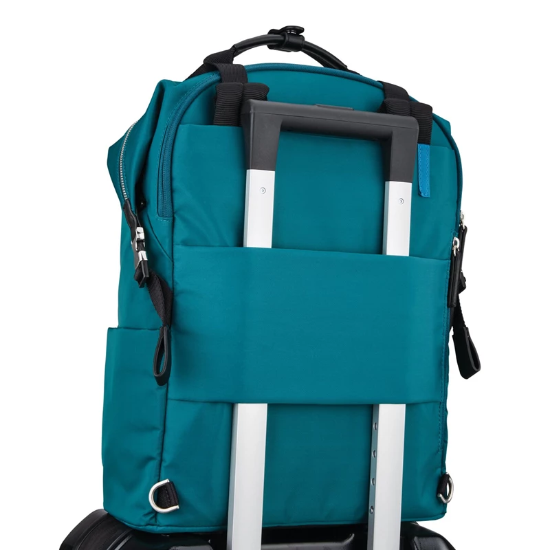 Samsonite Samsonite & Sarah Jessica Parker: The Carried Away Convertible Laptop Rucksack Teal/Black Glitter Glow | DE0752948