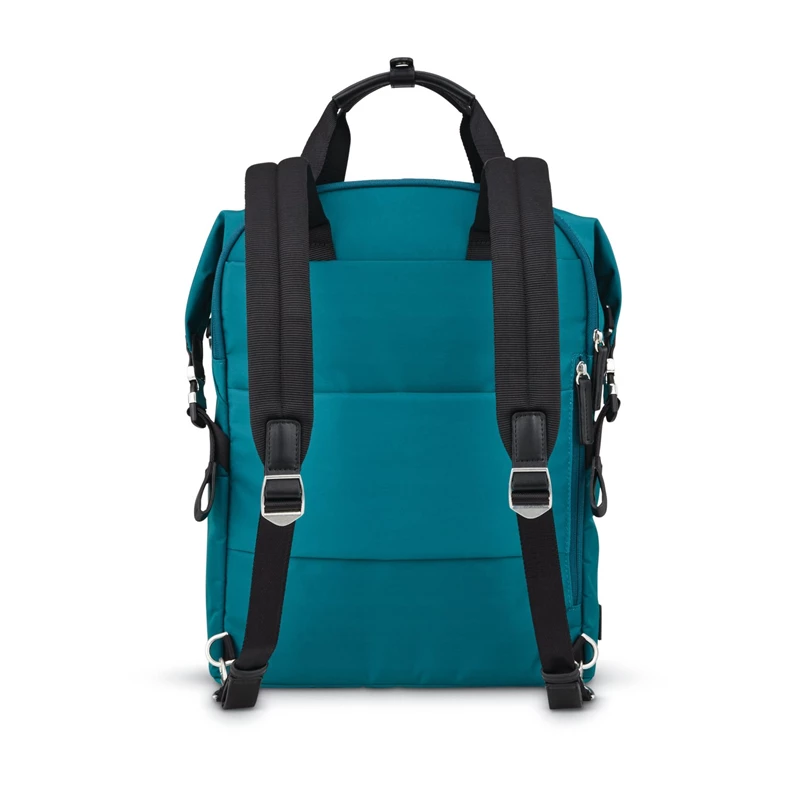 Samsonite Samsonite & Sarah Jessica Parker: The Carried Away Convertible Laptop Rucksack Teal/Black Glitter Glow | DE0752948