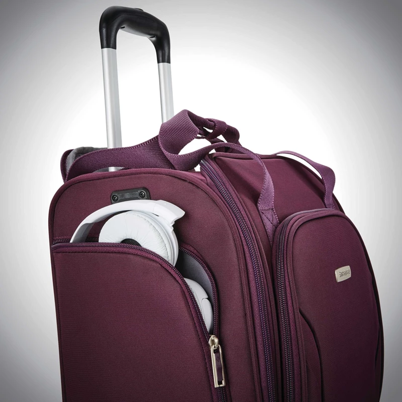 Samsonite Spinner Underseater with USB Port Handgepäck Koffer Lila | DE2419506