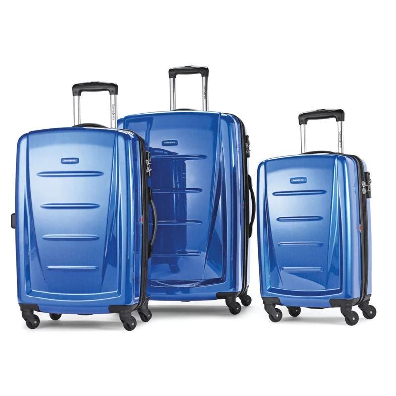 Samsonite Winfield 2 Mode 3 Piece Spinner Set Koffersets Blau | DE1570632