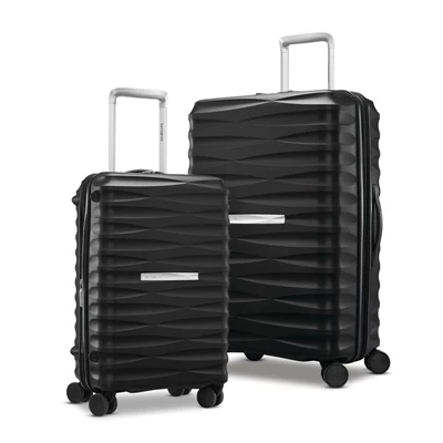 Samsonite Voltage DLX 2 Piece Set (CO/M) Koffersets Schwarz | DE8349126